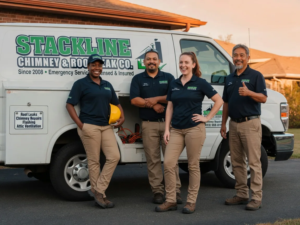 Chimney flashing repair company in Clam Lake, WI